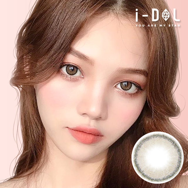 [年拋]I-DOL Canna Roze 年拋彩妝隱形眼鏡｜每盒1片 (Nude Brown 迷霧棕)