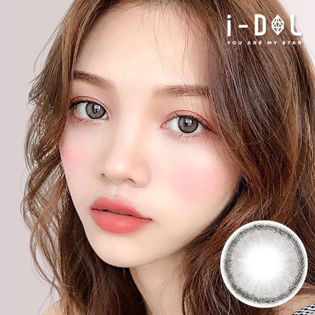 [年拋]I-DOL Canna Roze 年拋彩妝隱形眼鏡｜每盒1片 (Charcoal Grey 黛藍灰 )