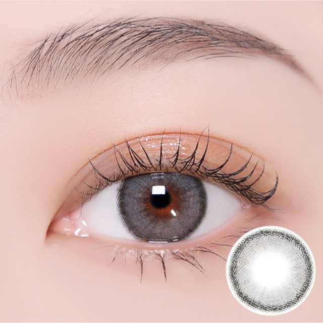 [年拋]I-DOL Canna Roze 年拋彩妝隱形眼鏡｜每盒1片 (Charcoal Grey 黛藍灰 )