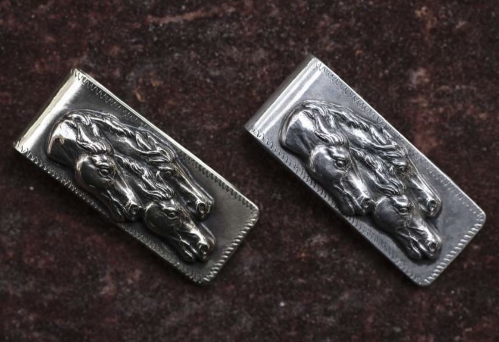 Money clip 5 horse / 6 snakes