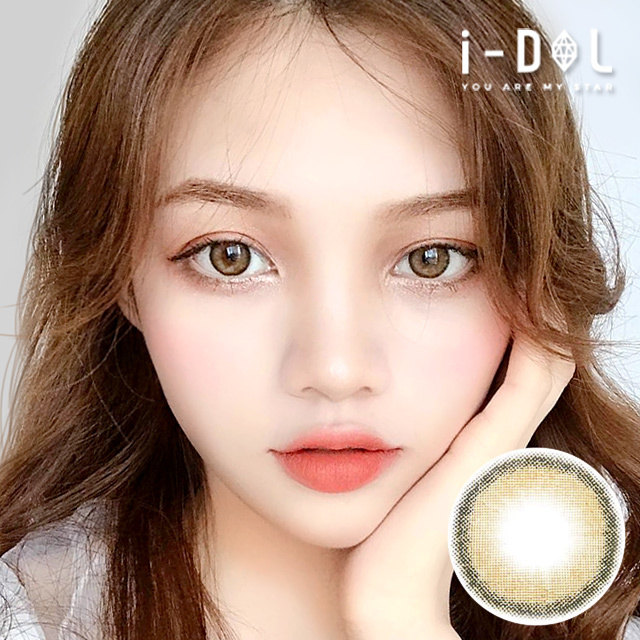 [年拋]I-DOL Canna Roze 年拋彩妝隱形眼鏡｜每盒1片 (Beige Brown 蜂蜜棕)