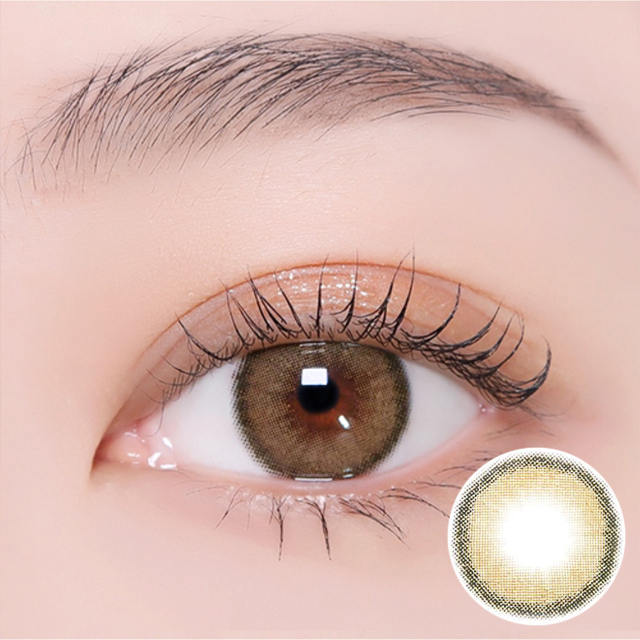 [年拋]I-DOL Canna Roze 年拋彩妝隱形眼鏡｜每盒1片 (Beige Brown 蜂蜜棕)