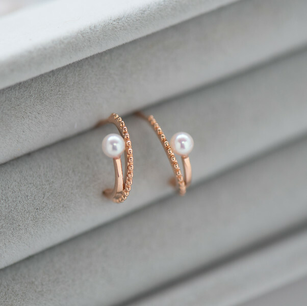 18K Akoya Pearl Earring