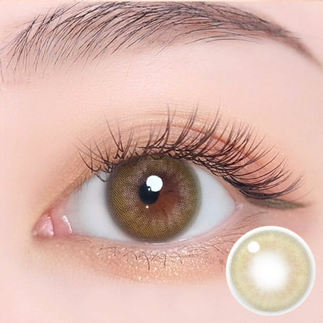 [年拋] I-DOL Desire 年拋彩妝隱形眼鏡｜每盒1片 (LIME GREEN 石灰綠)