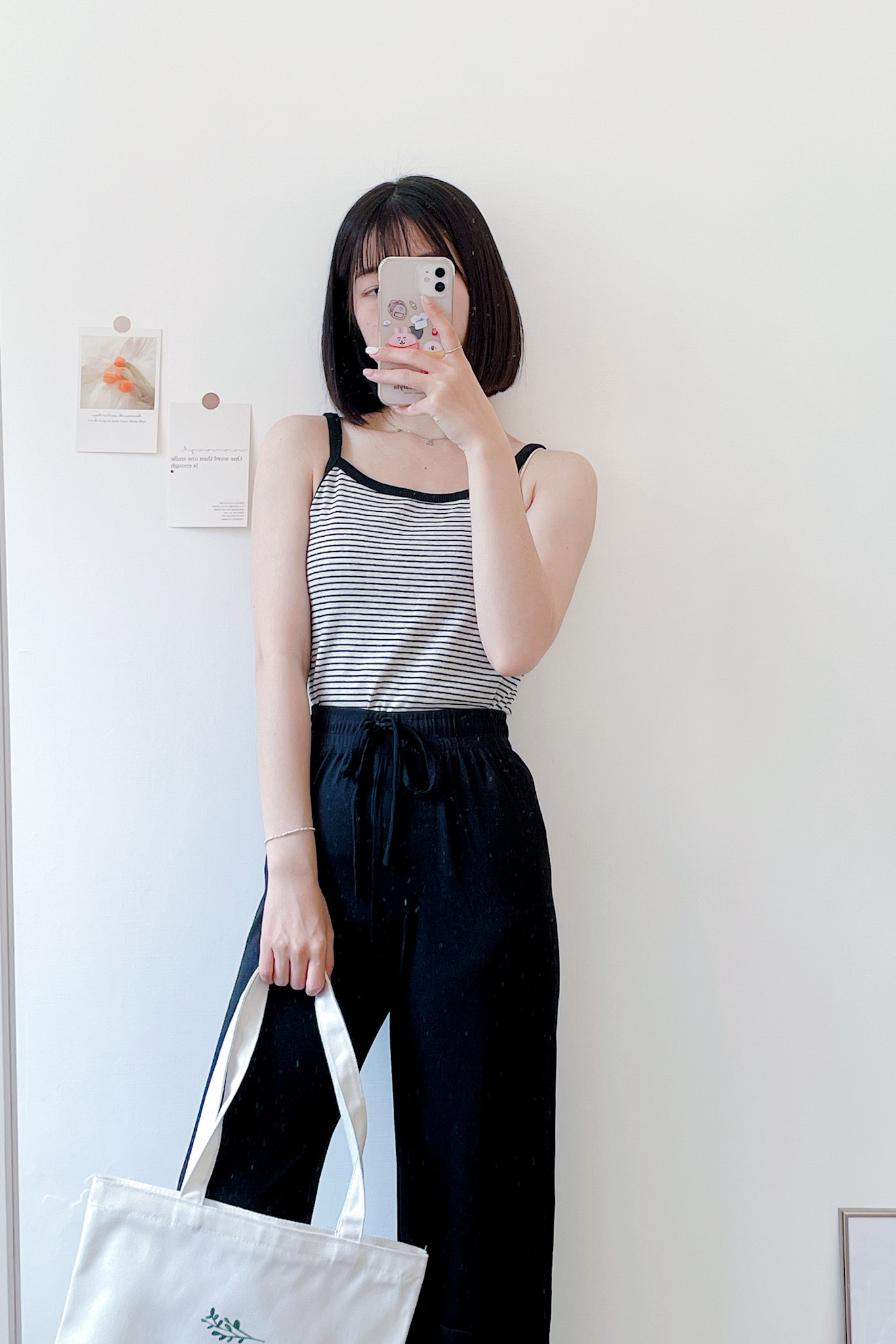 現貨🚚經典質感條紋磨毛滾邊背心💕共5色