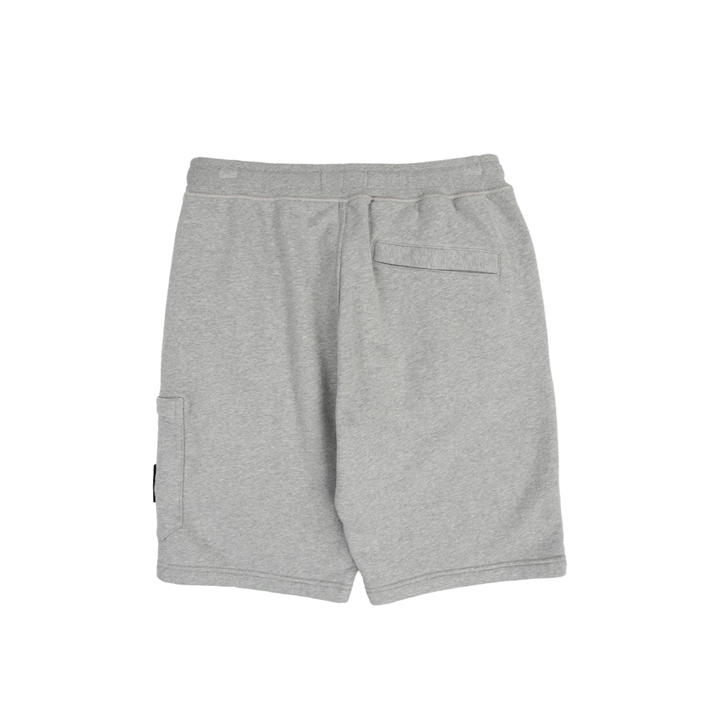 Stone Island 100％純棉 短褲 抓絨褲  灰色