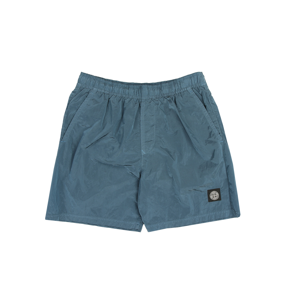 Stone Island 100% 聚酰胺 短褲 彈性 鈷藍色