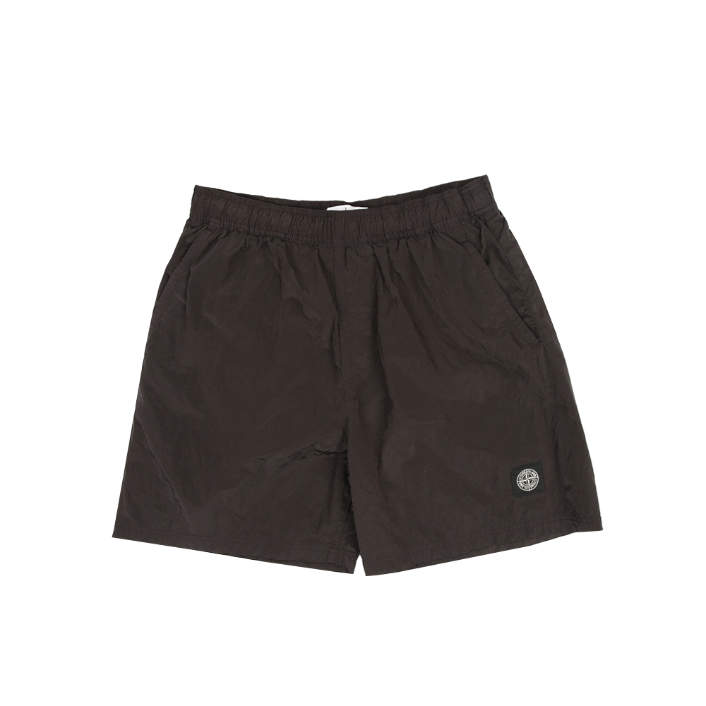 Stone Island 100% 聚酰胺 短褲 彈性 木炭色