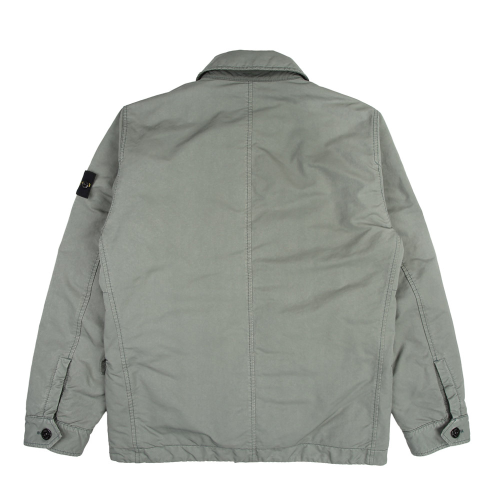 Stone Island 長袖 夾克 襯衫 鼠尾草綠