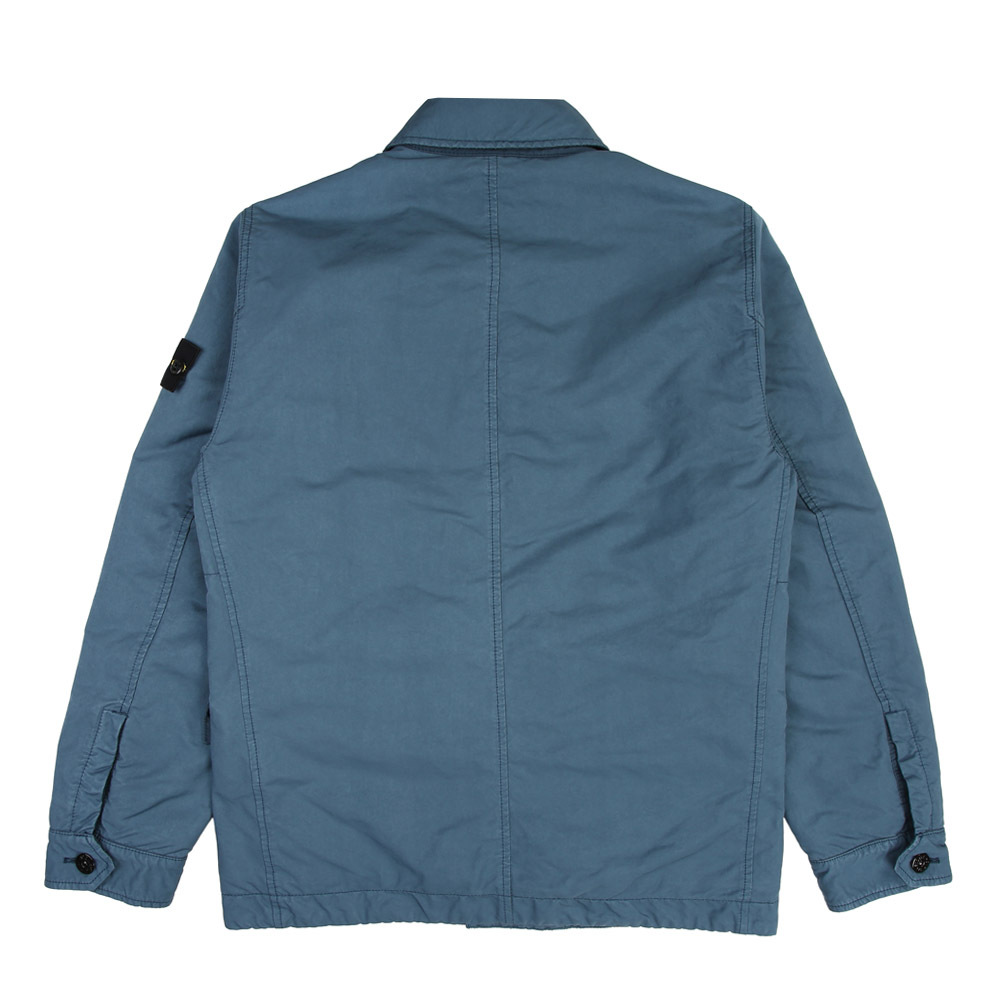 Stone Island 長袖 夾克 襯衫 鈷藍色
