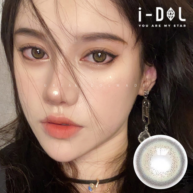 [年拋] I-DOL URIA MADE 年拋彩妝隱形眼鏡｜每盒1片 (MIST GREEN 青霧綠)