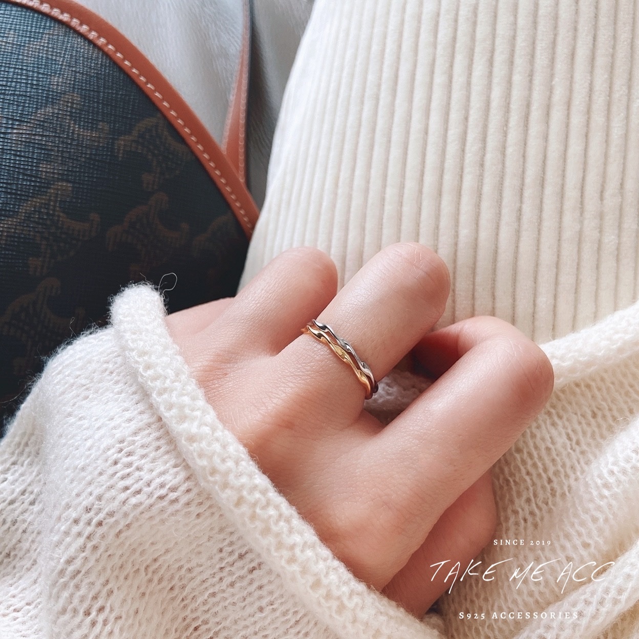 大旋轉門｜純銀戒指