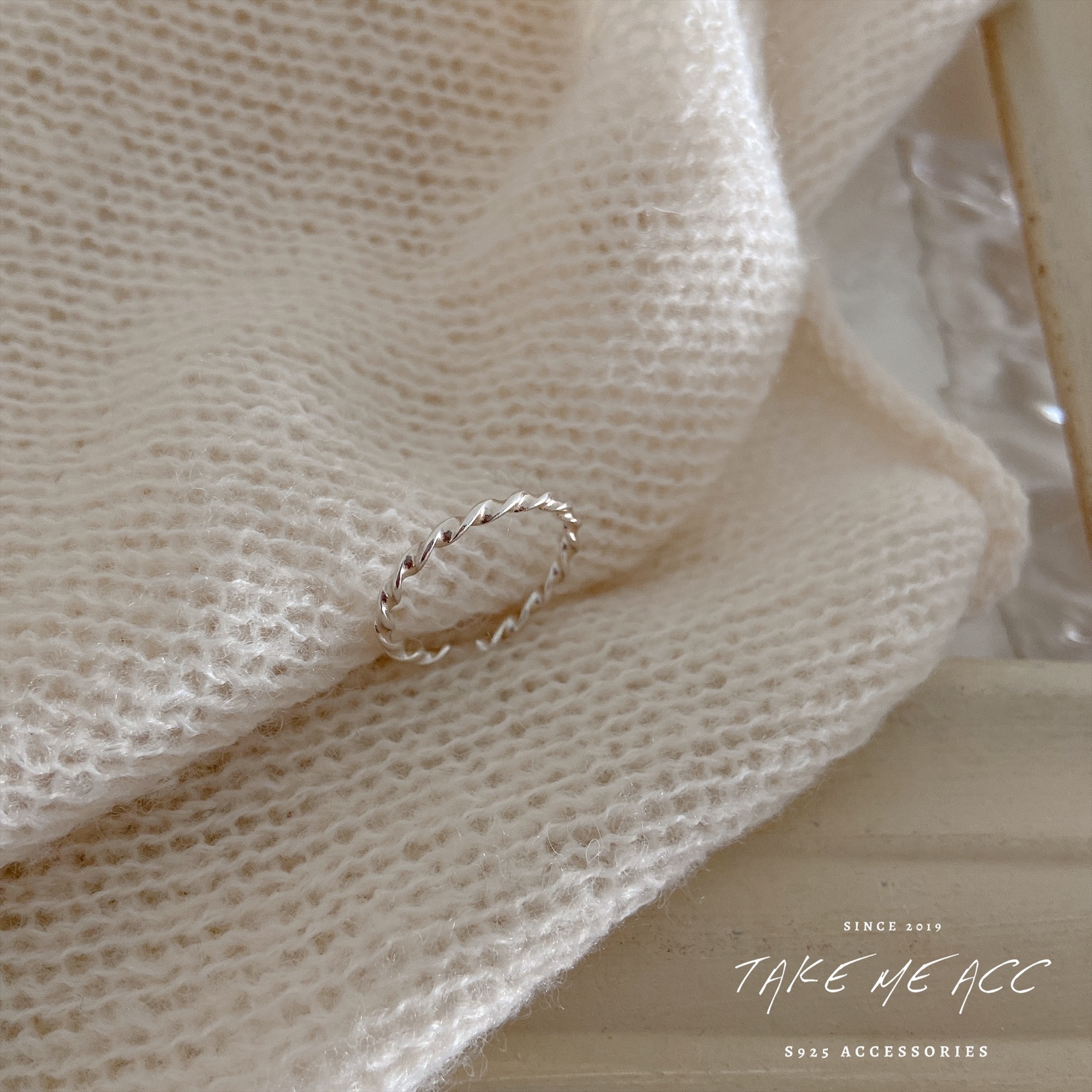 小旋轉門｜純銀戒指