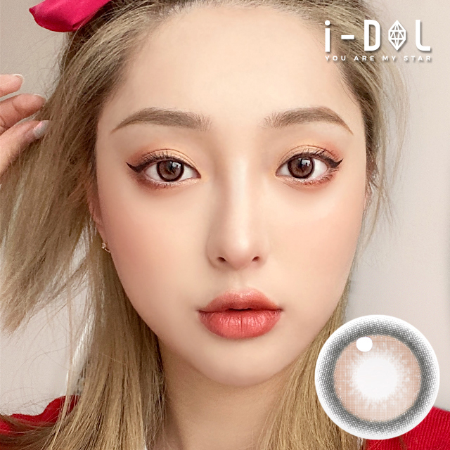 [年拋] I-DOL URIA NANA VIEW 年拋彩妝隱形眼鏡｜每盒1片 (Rose Brown 玫瑰棕)