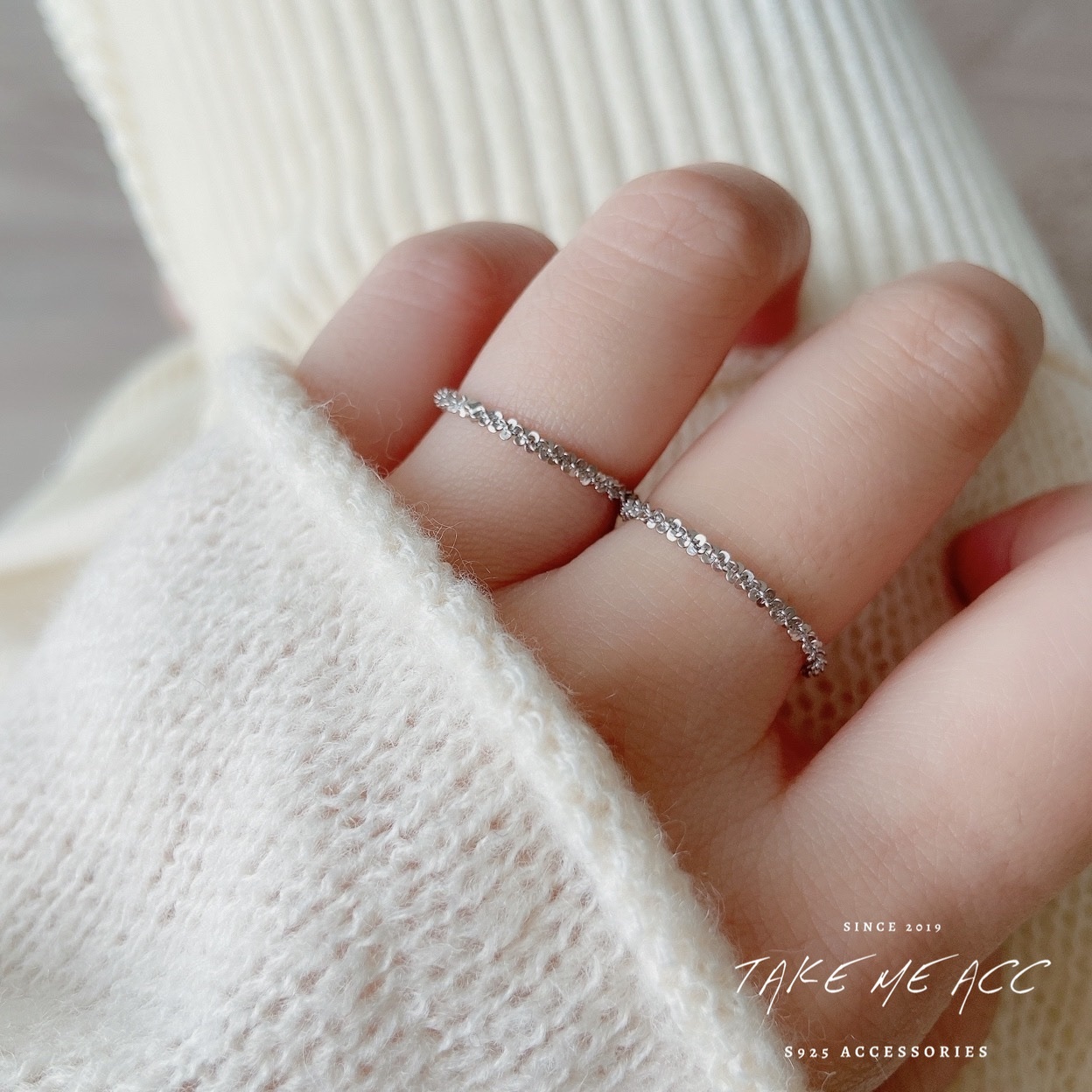 星光熠熠｜純銀戒指