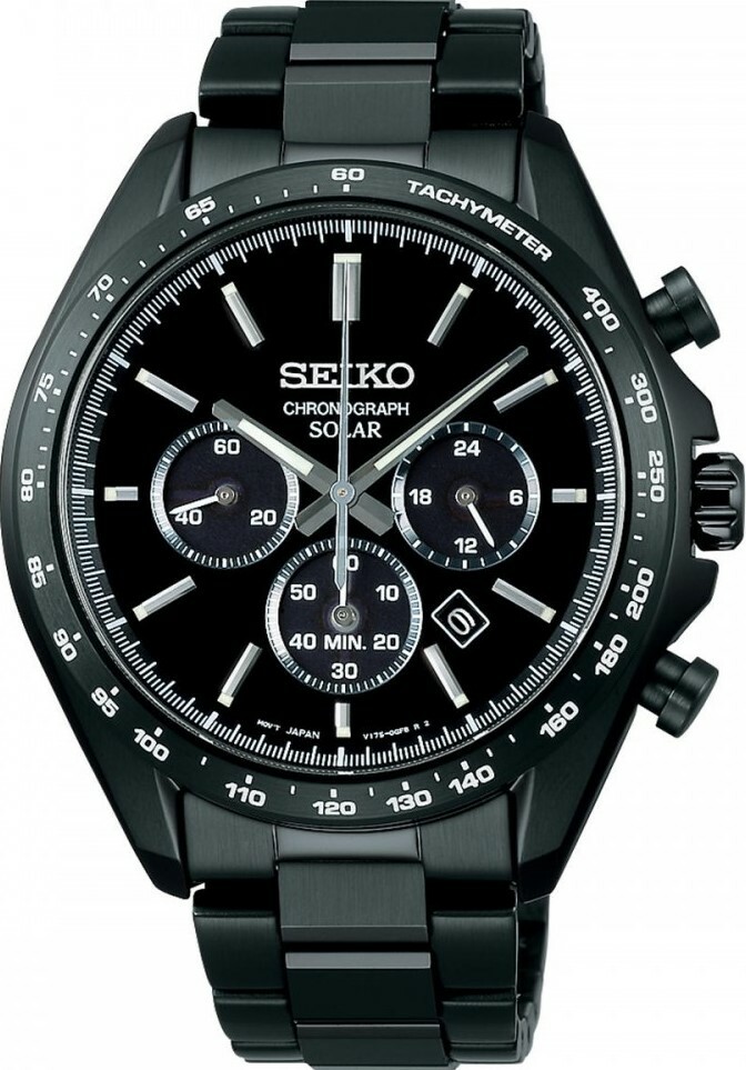 SEIKO プロスペックSS 峰水 ラバーソーラー V175-OEYO