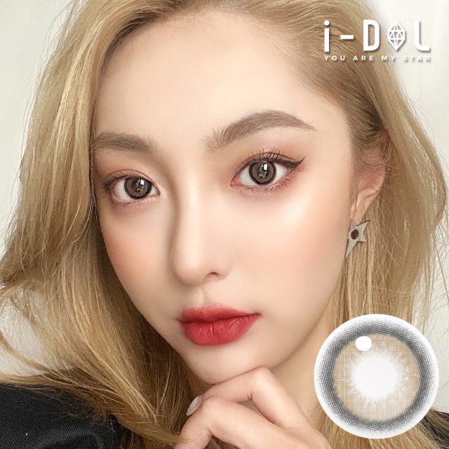 [年拋] I-DOL URIA NANA VIEW 年拋彩妝隱形眼鏡｜每盒1片 (Cocoa Brown 可可棕)