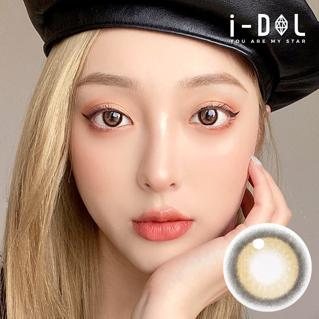 [年拋] I-DOL URIA NANA VIEW 年拋彩妝隱形眼鏡｜每盒1片 (Laura Brown)