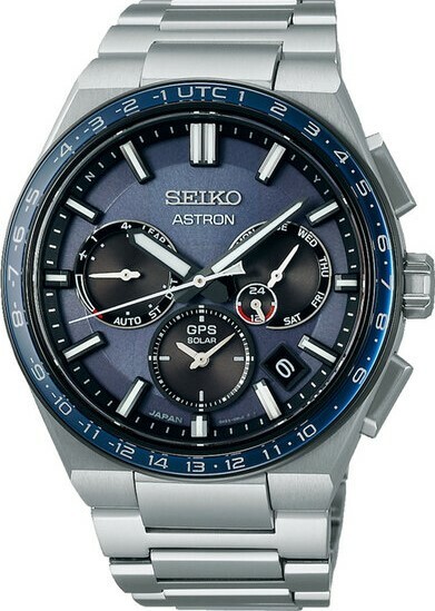 萬年鐘錶 - SEIKO ASTRON GPS  超服貼手腕鈦金屬衛星對時男錶  SSH109J1 / 5X53-0BR0B 錶徑42.7MM