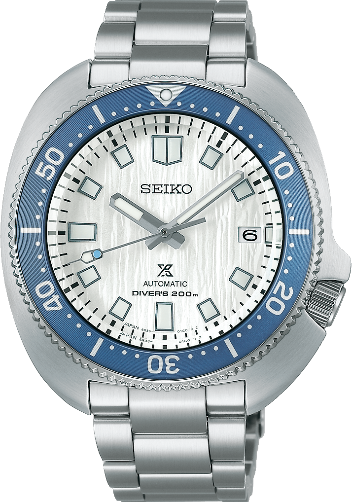 萬年鐘錶 - SEIKO PROSPEX   白色冰川200米機械潛水錶  SPB301J1 /  6R35-02A0B  錶徑42.7MM