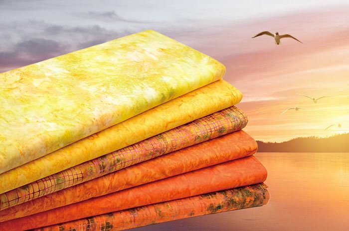 蠟染布(1尺) 夕陽餘暉系列