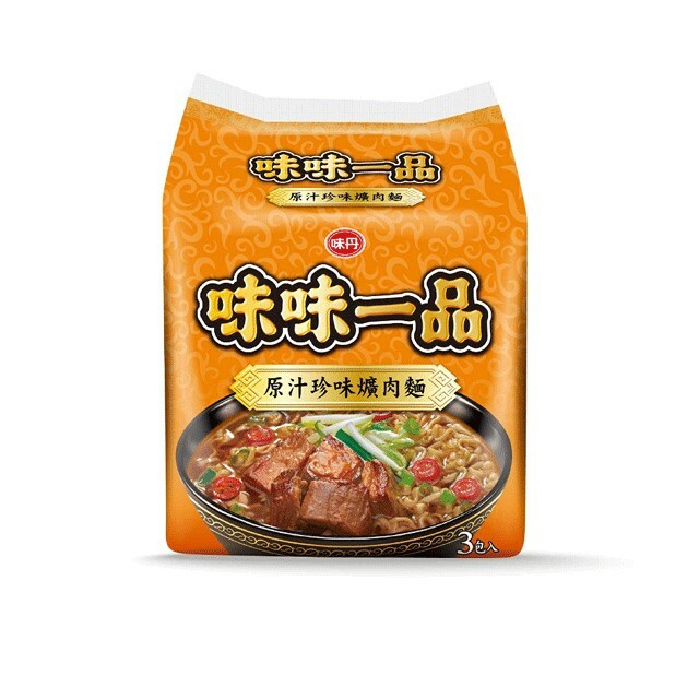 【味丹】味味一品 - 原汁珍味爌肉麵 1袋 (190g*3入)