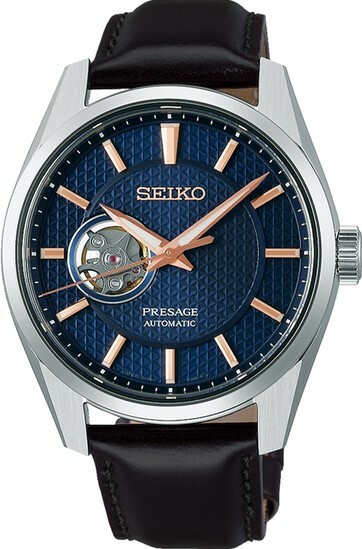 萬年鐘錶 - SEIKO Presage   襯衫紋表面紳士機械皮革男錶 SPB311J1 /  6R38-00A0J 錶徑40.2MM