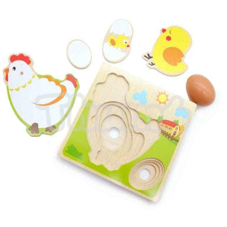 Thumb－小雞成長拼圖