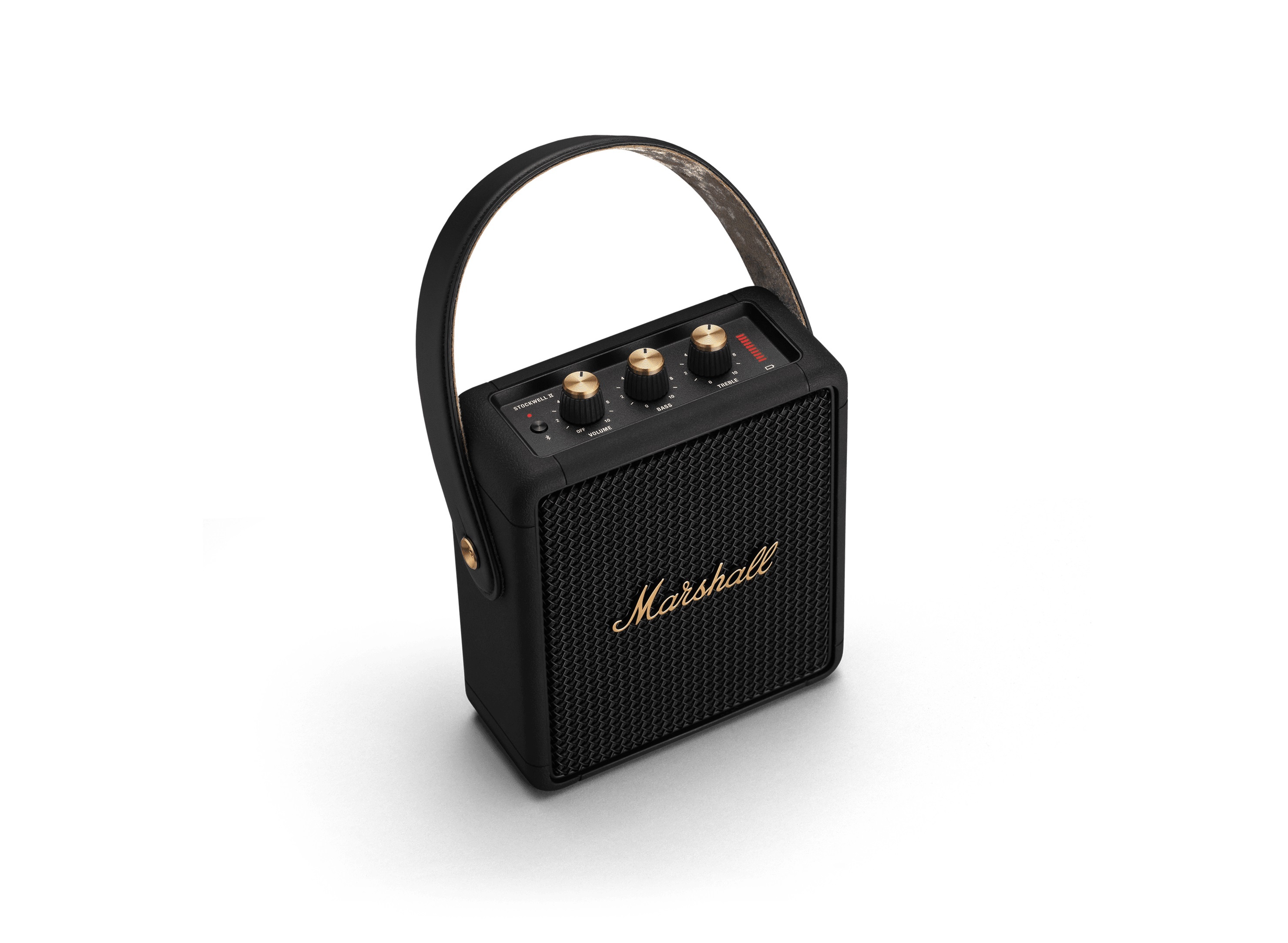 マーシャル　ワイヤレスピーカー STOCKWELL Ⅱ ブラック&ブラス Amazon.com: Marshall Stockwell II Portable Bluetooth Speaker
