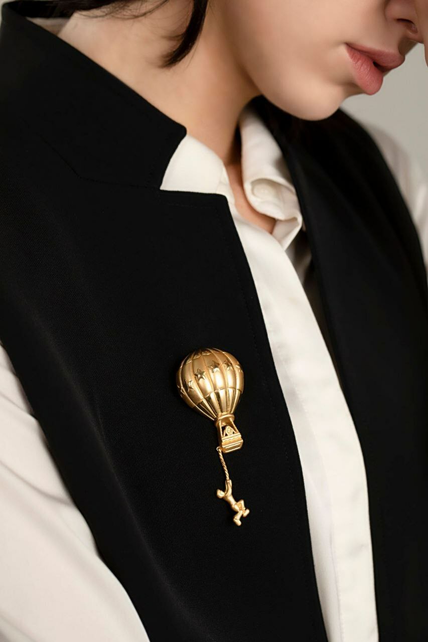 #告白热气球胸针 Hot Air Ballon 小众设计胸针 Brooch