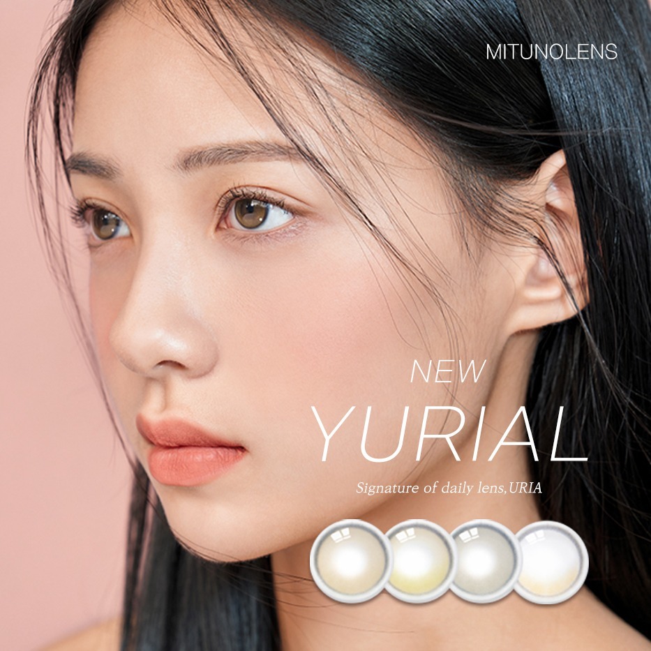 [年拋] I-DOL Yurial 水光玻璃珠 (4 色）年拋彩妝隱形眼鏡｜每盒1片