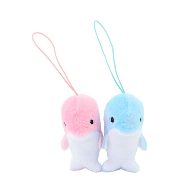 Kissing Dolphins Plush Strap