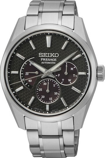 萬年鐘錶 - SEIKO Presage    黑鳶色動力儲存顯示紳士機械男錶  SPB307J1 / 6R21-01H0D  錶徑40.2MM