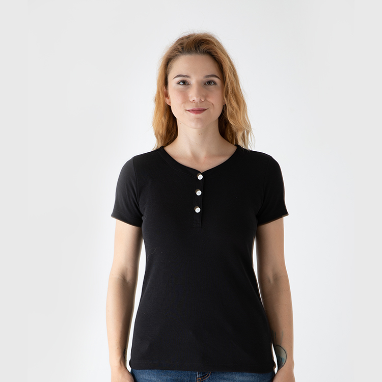 「夏天必備/降溫5度」棉感機能奇異長效涼感T  換季買1送1!｜一件出門不用更換，回家機洗3小時快乾｜女版-亨利領