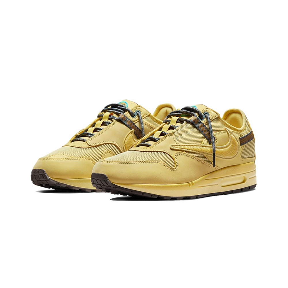 Travis Scott x Nike Air Max 1 Saturn Gold 仙人掌土星倒勾