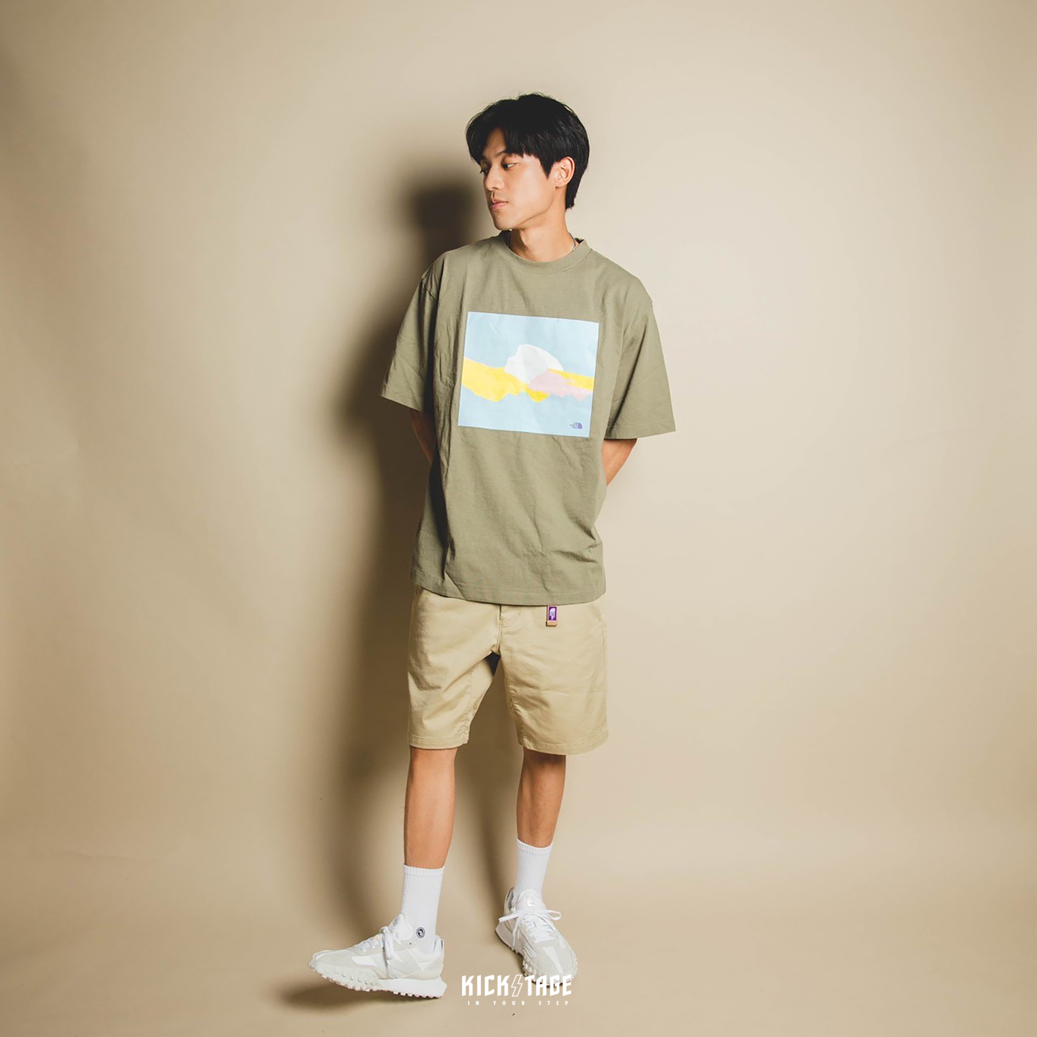 **特價商品售出不退換**紫標 THE NORTH FACE TEE 優勝美地 風景T 照片T 短T【NT3155N】