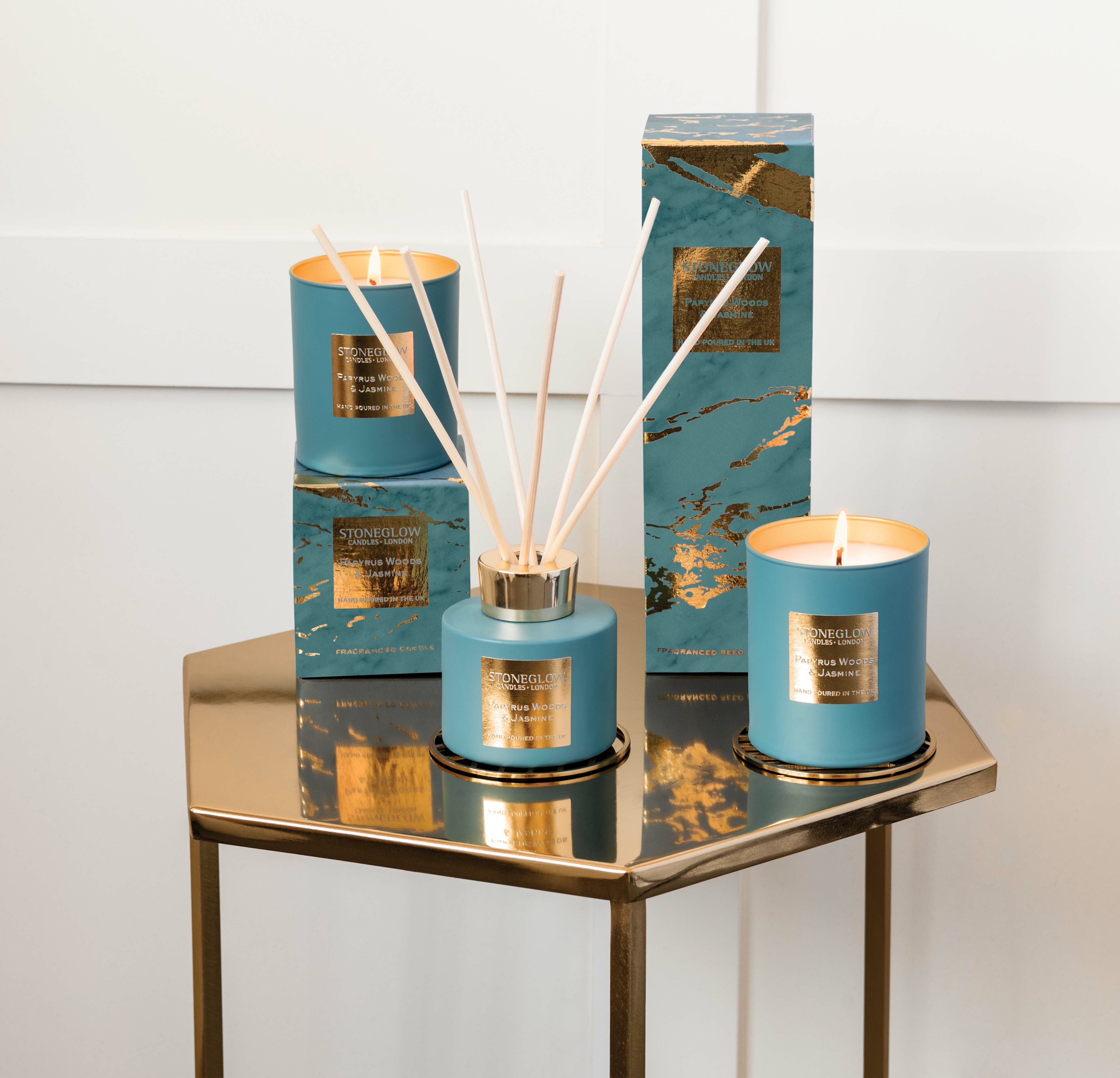 STONEGLOW LUNA - PAPYRUS WOODS & JASMINE - REED DIFFUSER 120ML