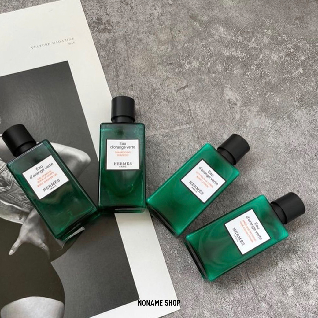 Hermès 愛馬仕 橘綠之泉 沐浴精 潤膚乳 洗髮精 潤絲精 (40ml) 旅行組