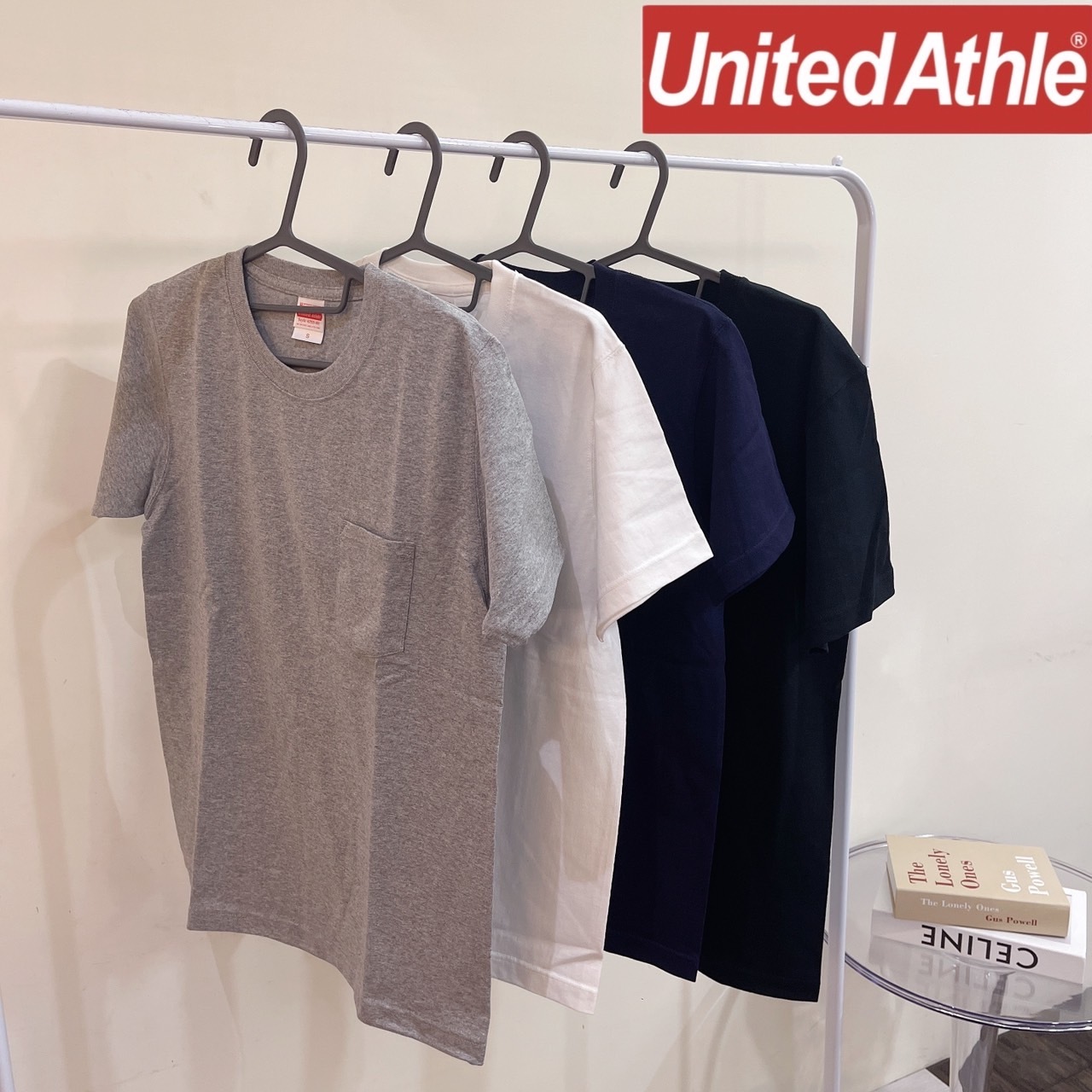 【一件免運】+【送小樹香片】日本United Athle 厚磅 重磅 『口袋』短T 7.1oz  素短T UA4253 3425301