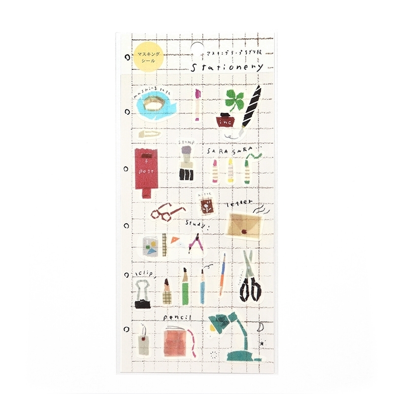 文具Stationery 紙膠帶拼貼風 和紙貼紙 J-234 ｜日本田村美紀