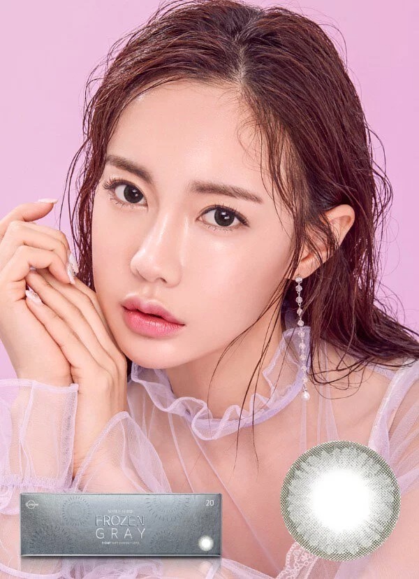 [預訂][日拋] Lensme Noble Shine 1 Day 每日拋棄彩妝隱形眼鏡｜每盒20片 (Frozen Gray)