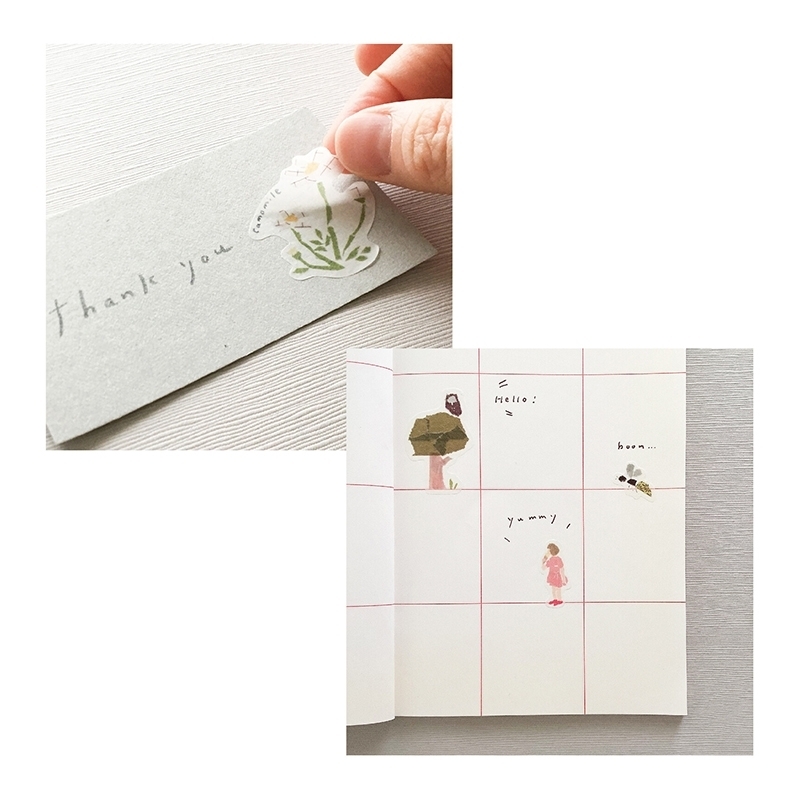 編織 Sewing 紙膠帶拼貼風 和紙貼紙 J-235 ｜日本田村美紀