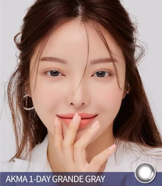 [預訂][日拋] Lensme Akma Grande 1 Day 每日拋棄彩妝隱形眼鏡｜每盒30片 (Gray)