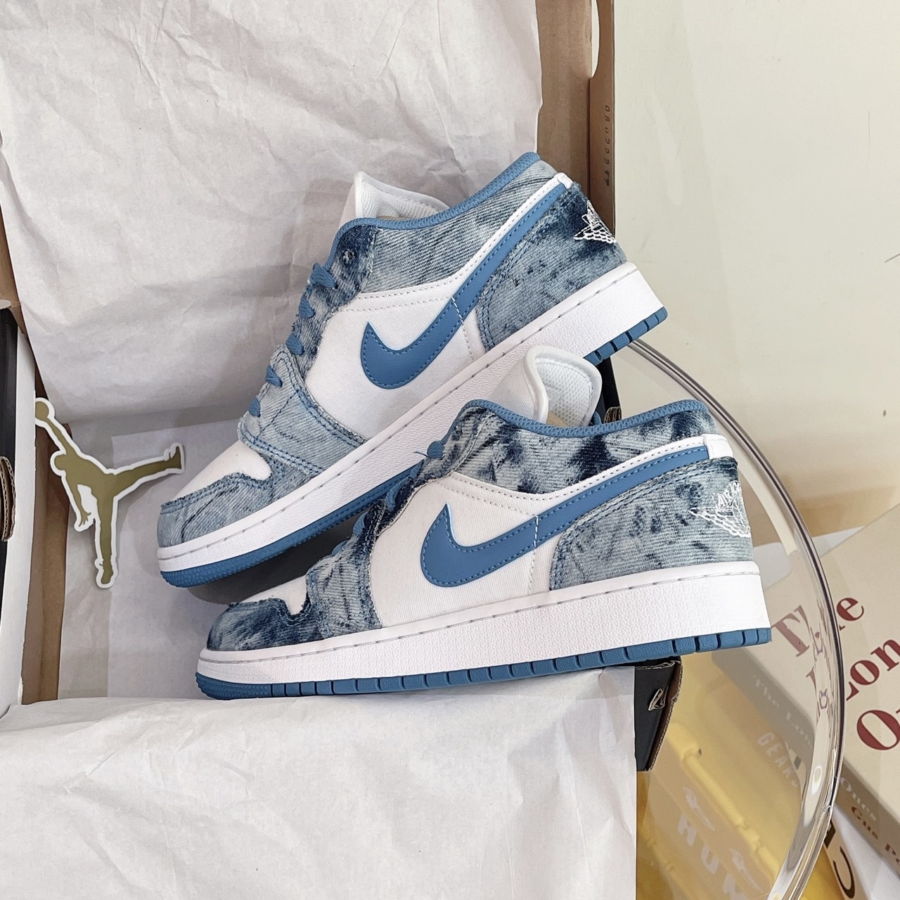 Air Jordan 1 Low (GS)丹寧牛仔藍（DM8947-100)