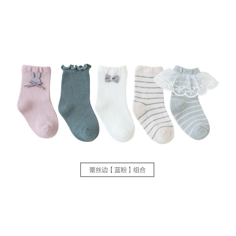 日系大澎湃5入組襪子