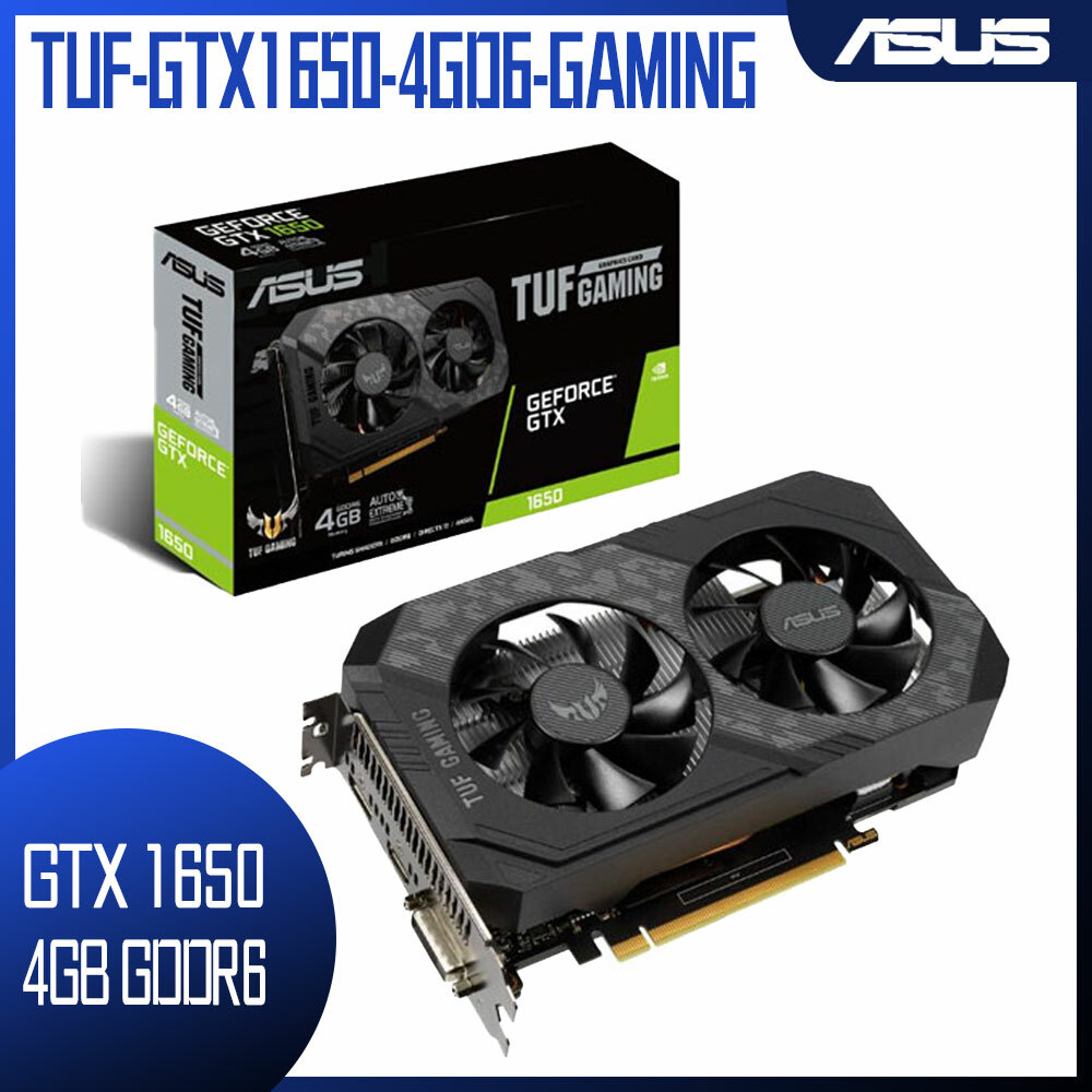 ASUS 華碩】TUF-GTX1650-4GD6-GAMING 顯示卡- 驊哥電腦