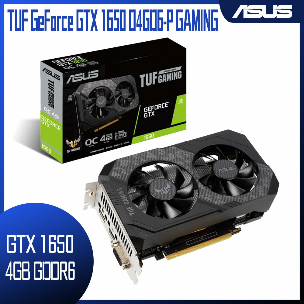 ASUS 華碩】TUF GeForce GTX 1650 O4GD6-P GAMING 超頻版顯示卡...