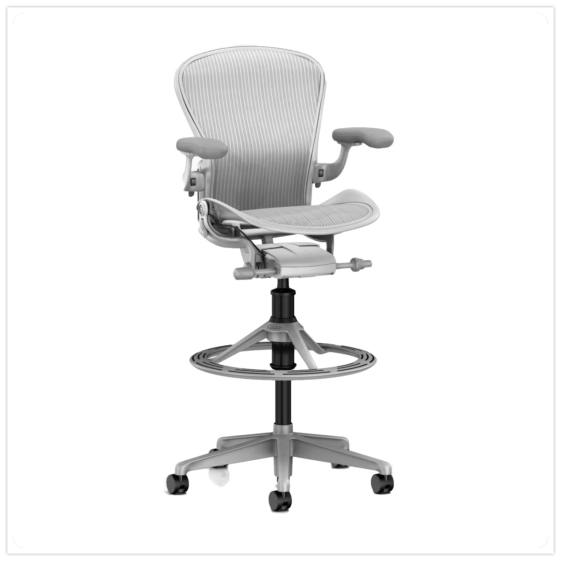 美國代購-Herman-Miller-Aeron-Stool