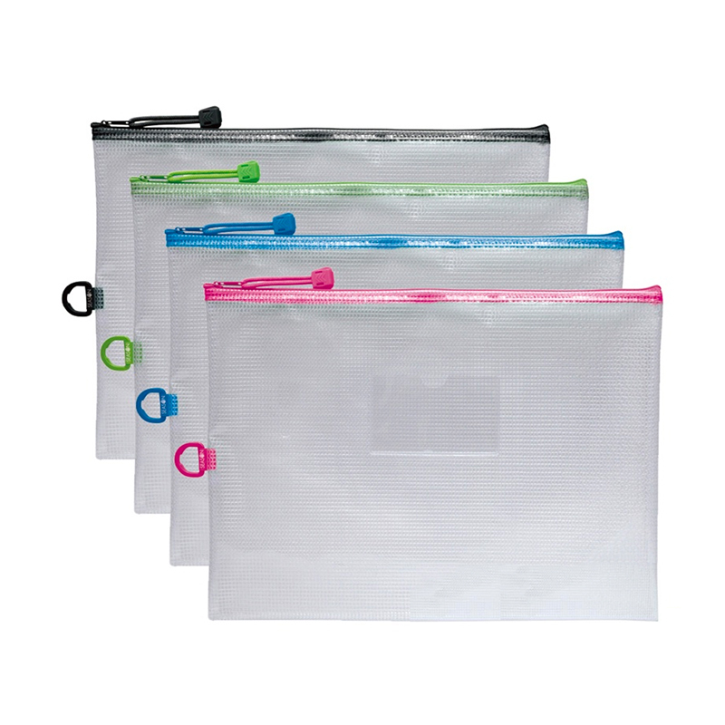 四季紙品 A4防水拉鍊袋(加袋) 35*26cm【CC1001】