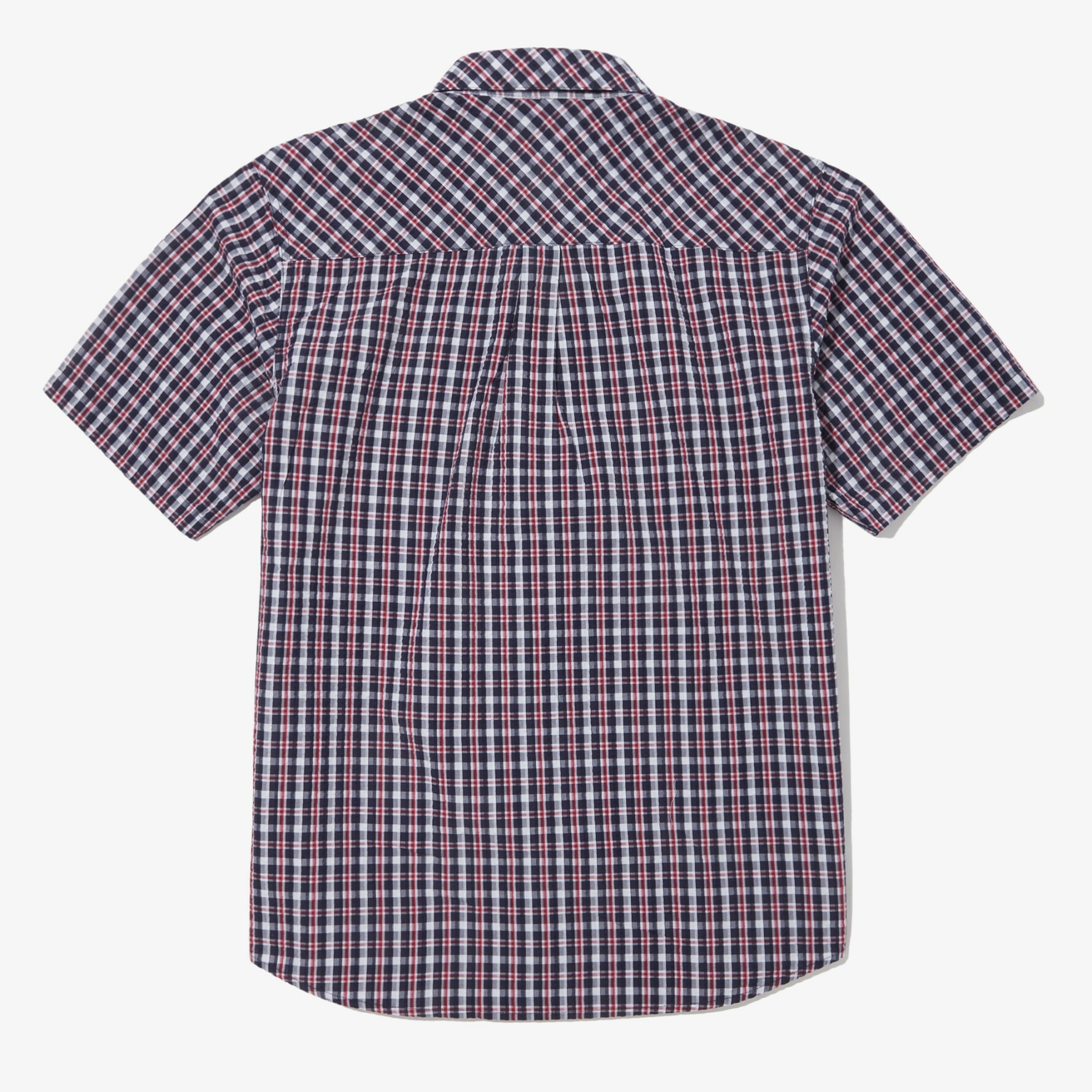 THE NORTH FACE SEERSUCKER PLAID 短袖 襯衫 紫格紋 NH8SN07B